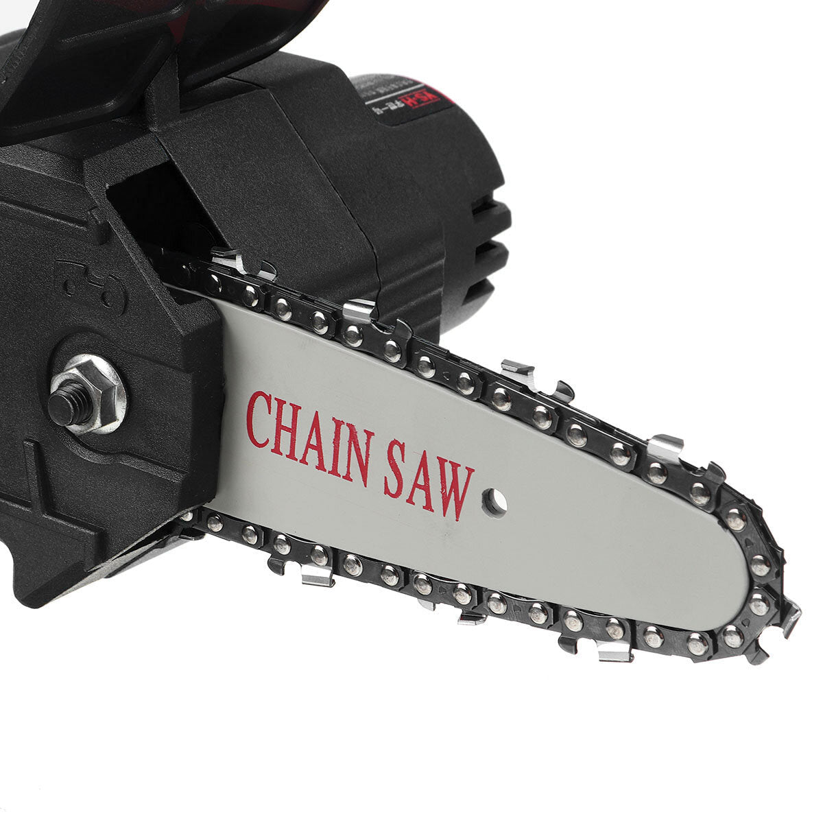 88VF 4Inch Electric Chain Saw Woodworking Wood Cutter One-Hand Saw W/ 1/2 Battery