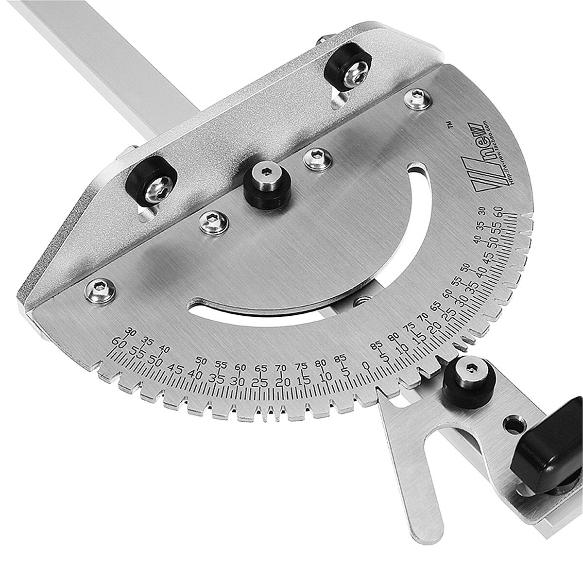 0-90 Degree 450mm Angle Miter Gauge Sawing Assembly Ruler Woodworking Tool for Table Saw Router