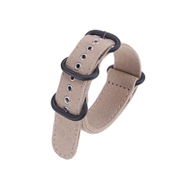22mm Multicolor Thicken Durable Military Canvas Nylon Watch Band Strap