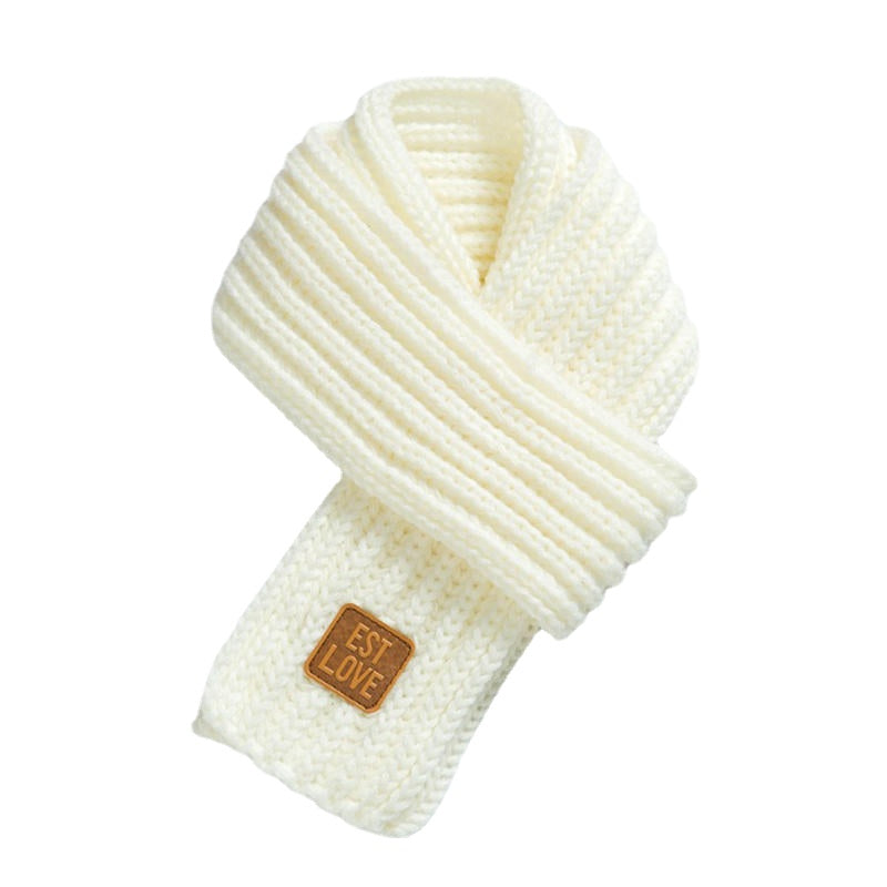 Scarves Collar Fashion Children's Knitted Scarf Kids Boys Girls Winter Autumn Soft Neck Warmer