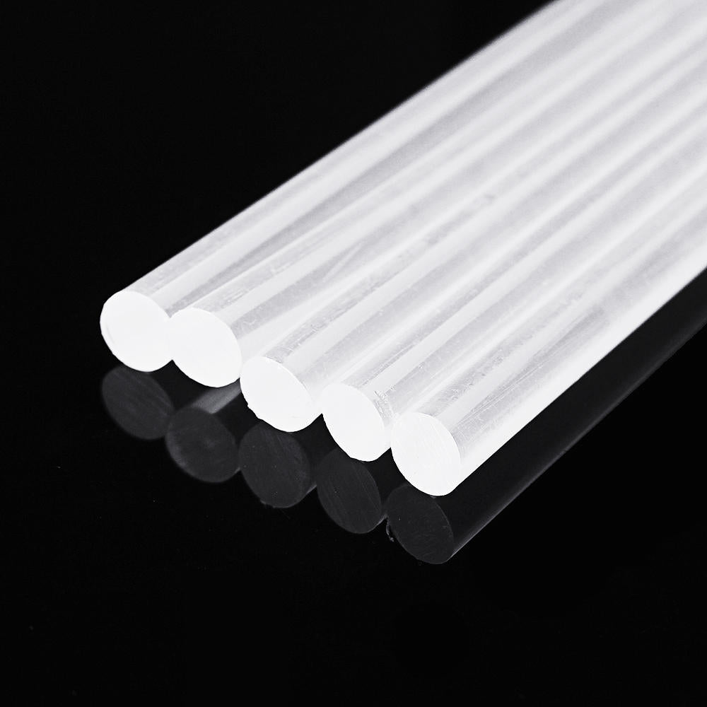 100Pcs 7mm x 200mm White Transparent Hot Melt Gule Sticks DIY Craft Model Repair Adhesive