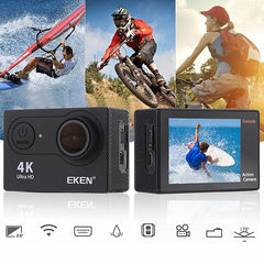 Bike Camera Ultra HD 4K 30fps WiFi 2.0" 170D Waterproof Cam Vedio Outdoor Cycling Sport