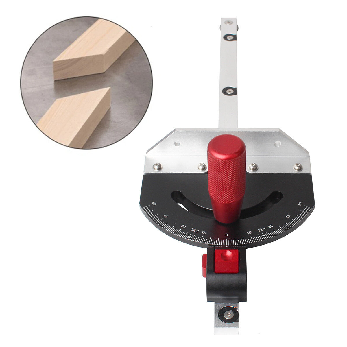 Table Saw Miter Gauge Handle Benches Router Miter Gauge Sawing Assembly Ruler DIY Carpenter Woodworking Tools