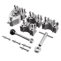 Aa Eb Lathe Quick Change Tool Post Holder Set WM210V&WM180V&0618 12x12mm Tool Rest for Swing Over Bed 120-220mm