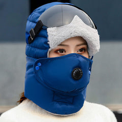 Winter Original Design Warm Winter Hat For Women Waterproof Hood Hat With Glasses