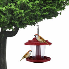 Transparent Waterproof Hanging Bird Feeder Outdoor Balcony Outdoor for Feeding Tool