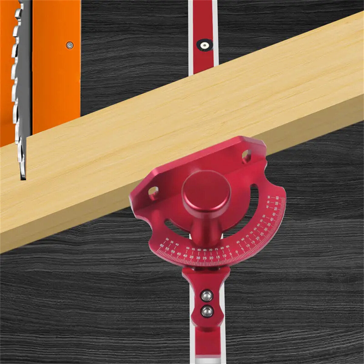 Miter Gauge W/ Fixed Angle Gear Shifting Hole Universal Table Saw Gauge, Miter Saw Protractor With A Standard Slot Bar