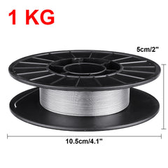 1.0/1.2/1.6mm 1kg Stainless Steel Gas Mig Solder Welding Wire Self-shielded Tool