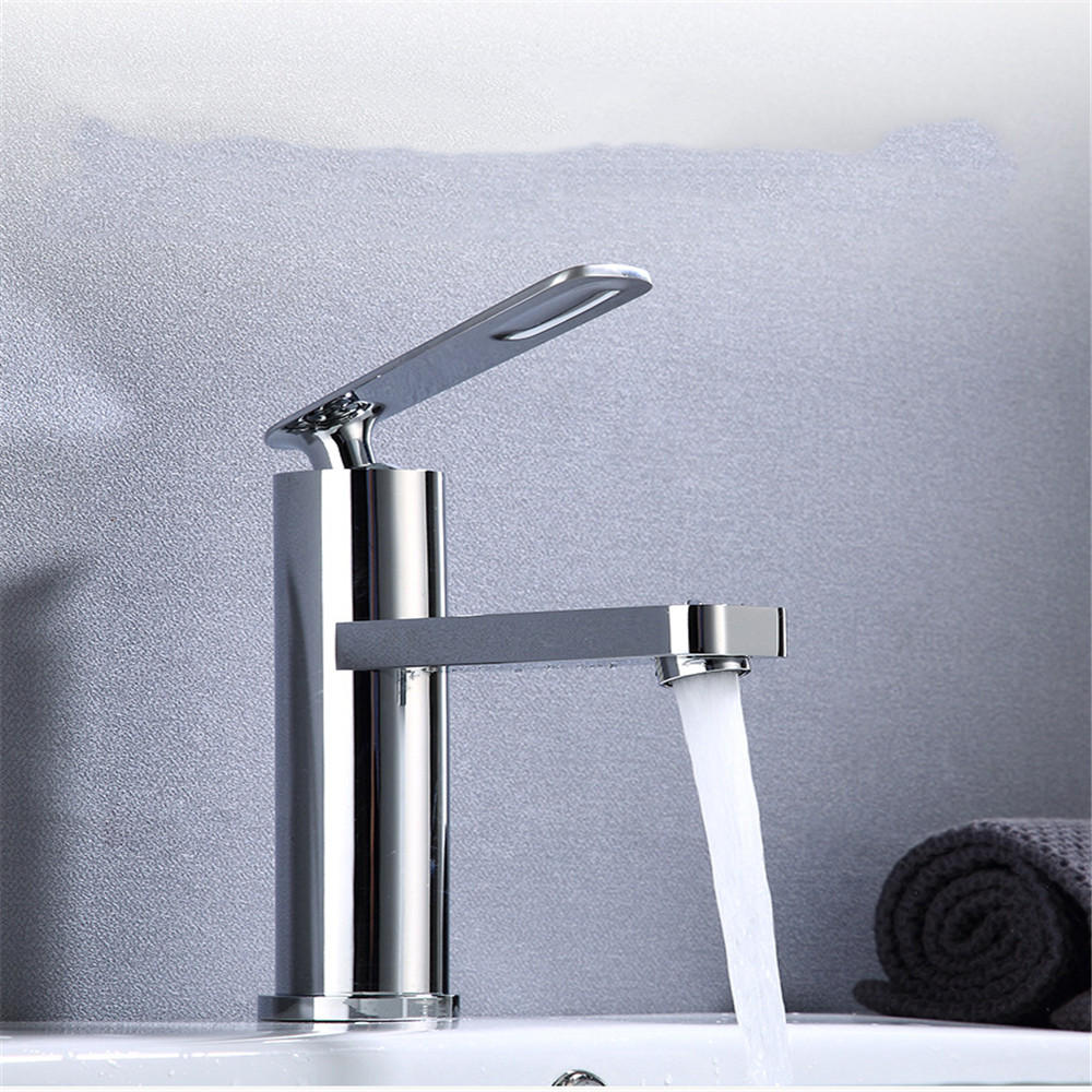 Home Kitchen Bathroom Basin Sink Water Faucet Single Handle Hot Cold Mix Faucets Wash Tap