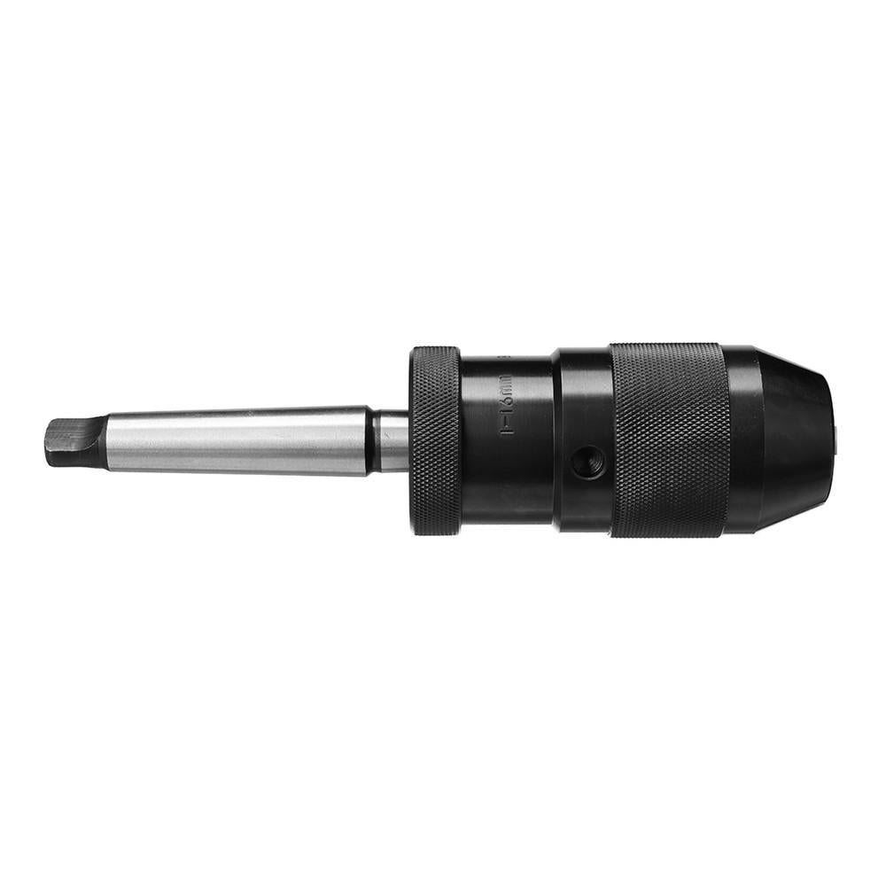 1-16mm B16 Self Tighten Keyless Drill Chuck With MT2-B16 Arbor For Lathe Drill