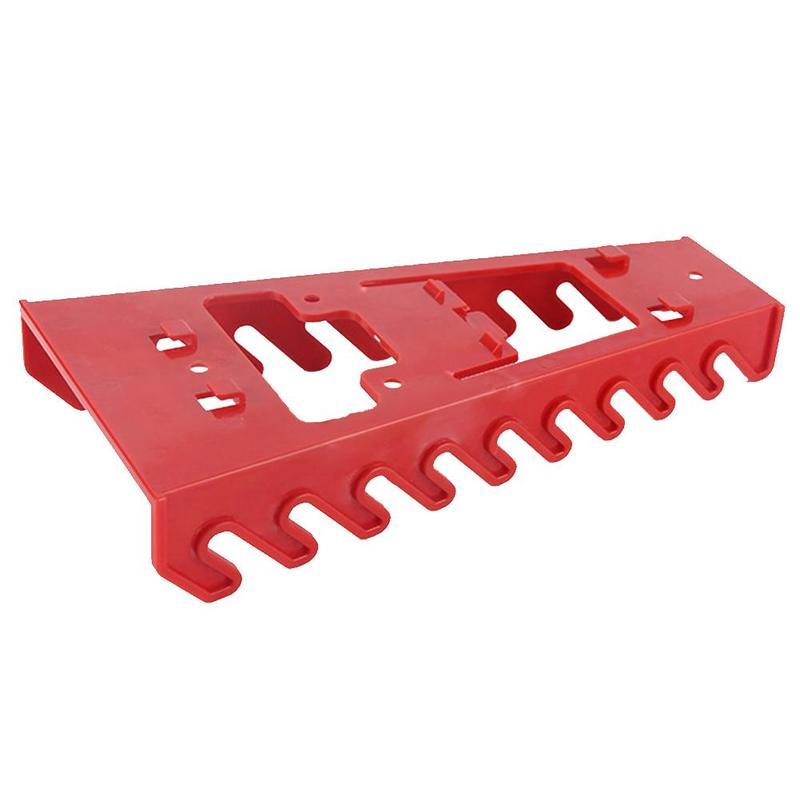 Wrench Spanner Organizer Sorter Holder Wall Mounted Tool Storage Tray Socket Storage Rack Plastic Kit