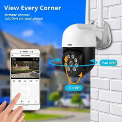 1080P 3MP 2MP Smart PTZ WiFi IP Wireless Camera 4X Zoom Dome Camera Outdoor Home Security CCTV Video Surveillance