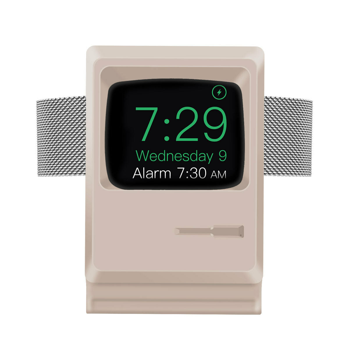 Silicone Retro Style Dock Watch Charger for Apple Watch 1 2 3 Series