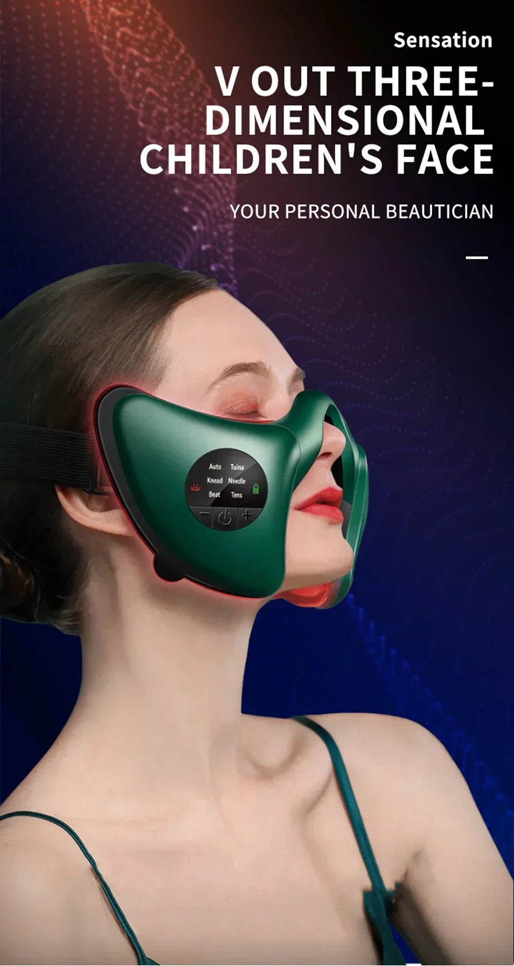 Facial Massager for Lifting, Firming, V-Shaped Face & Body Shaping, Anti-Aging Beauty Tool