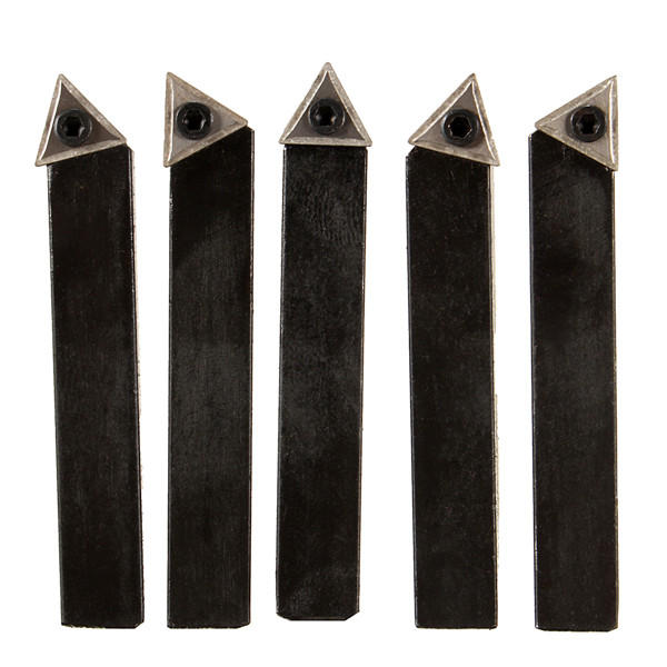 5pcs 3/8 Inch Shank TCMT1102 Lathe Carbide Inserts with Turning Tool