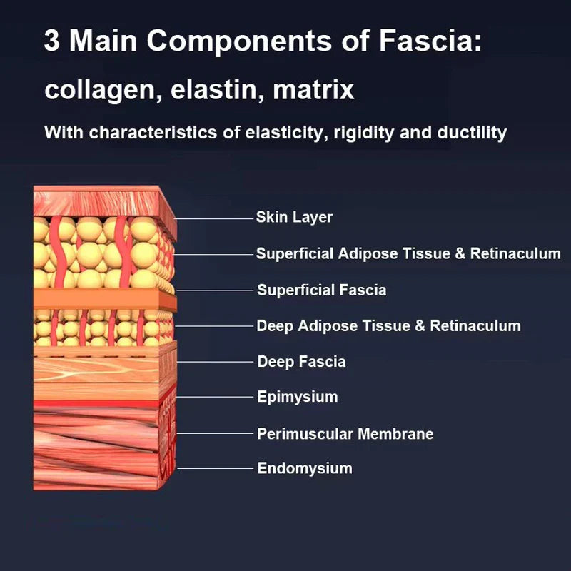 Fascia EMS, Red Light Therapy, Heated Muscle Scraper and Back Massager