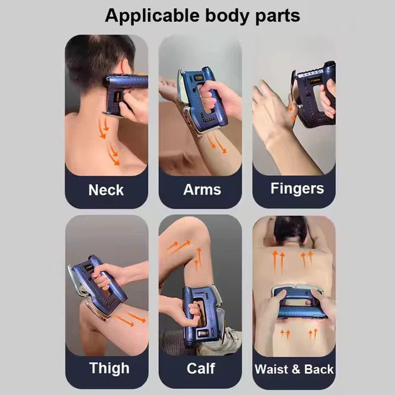 Fascia EMS, Red Light Therapy, Heated Muscle Scraper and Back Massager