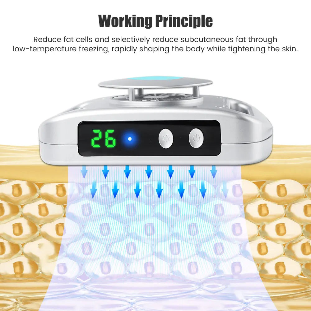 Fat Freezing Machine for Body Slimming, Weight Loss, Anti-Cellulite Cold Therapy Massager