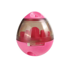 Creative Egg Shape Tumbler Pet Food Dispenser Dog Cat IQ Treat Toy Pet Bowl