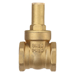 1/2" 3/4" 1" Brass Gate Valve Female Anti-theft Key Lock Water Oil Gas Security Gate Valve