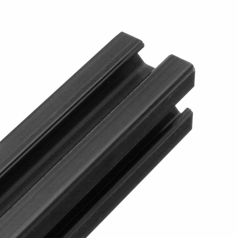 1000mm Length Black Anodized T-Slot Aluminum Profiles Extrusion Frame for CNC