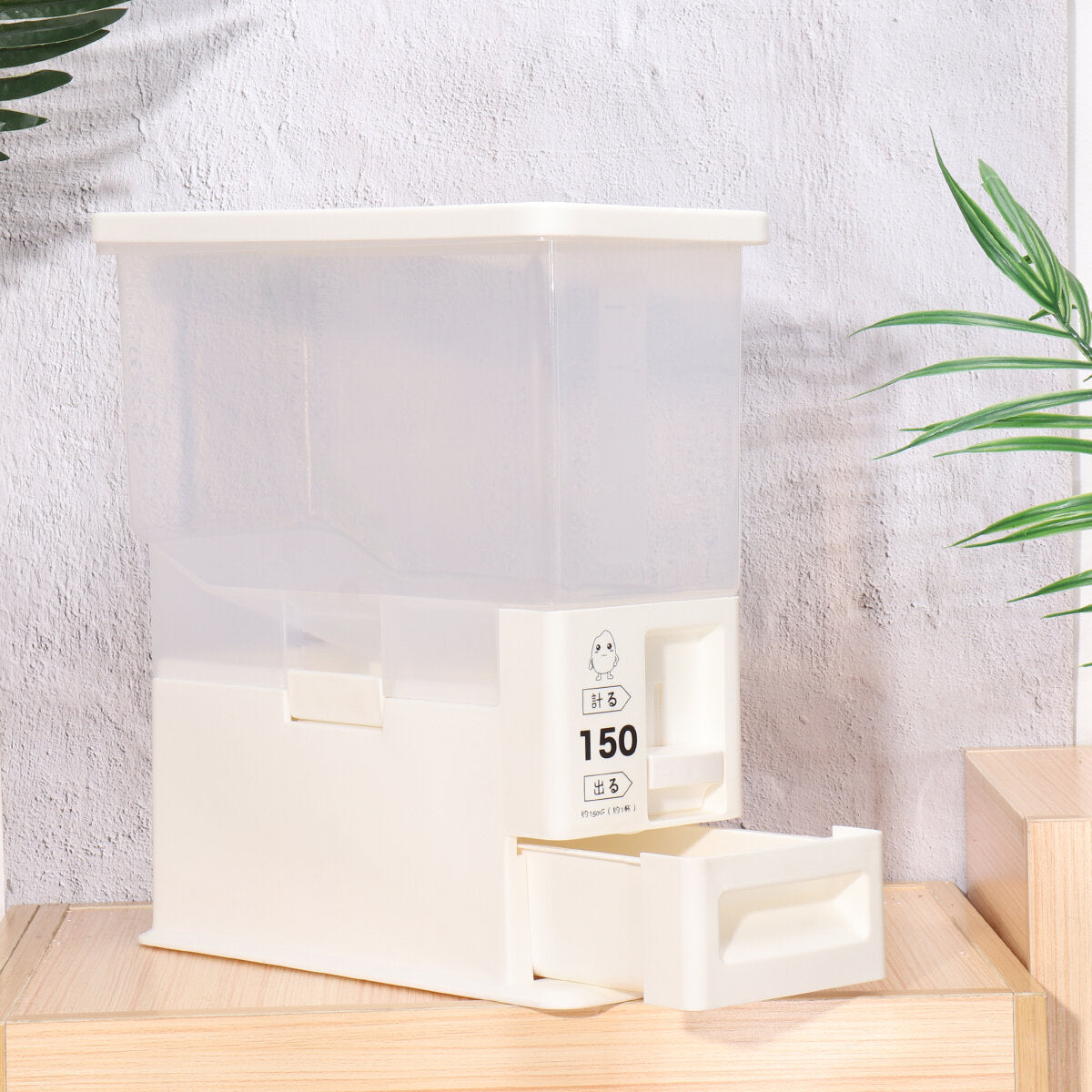 15Kg Plastic Cereal Dispenser Storage Box Kitchen Food Rice Grain Container Organizer for Kitchen Grain Storage Cans Container Jars