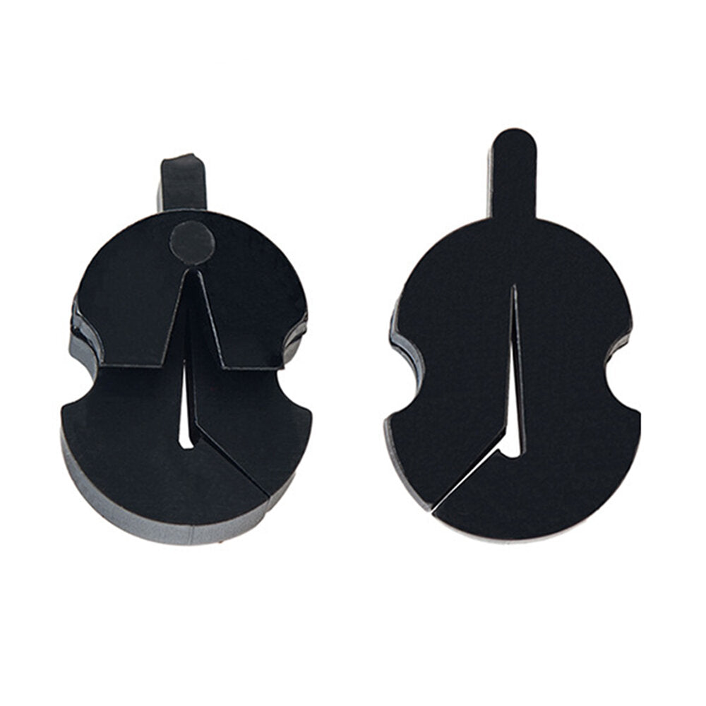 8Pcs Black Violin Rubber Silencer Violin Mute Violin Mute Silencer