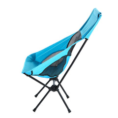 Outdoor Camping Chair Oxford Cloth Portable Folding Lengthen Camping Ultralight Chair Seat for Fishing Picnic BBQ Beach 120KG Max Bearing
