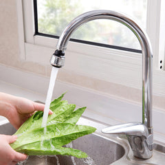 Extended Faucet Splash Water Saving Kitchen Shower Spray Extender Filter