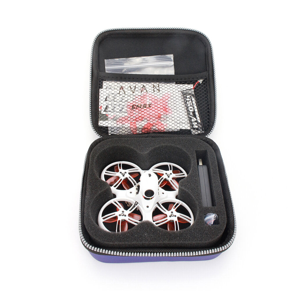 76mm 1S Whoop FPV Racing Drone BNF Frsky_D8 Runcam Nano4 Cam 25/100/200mw VTX 5A ESC