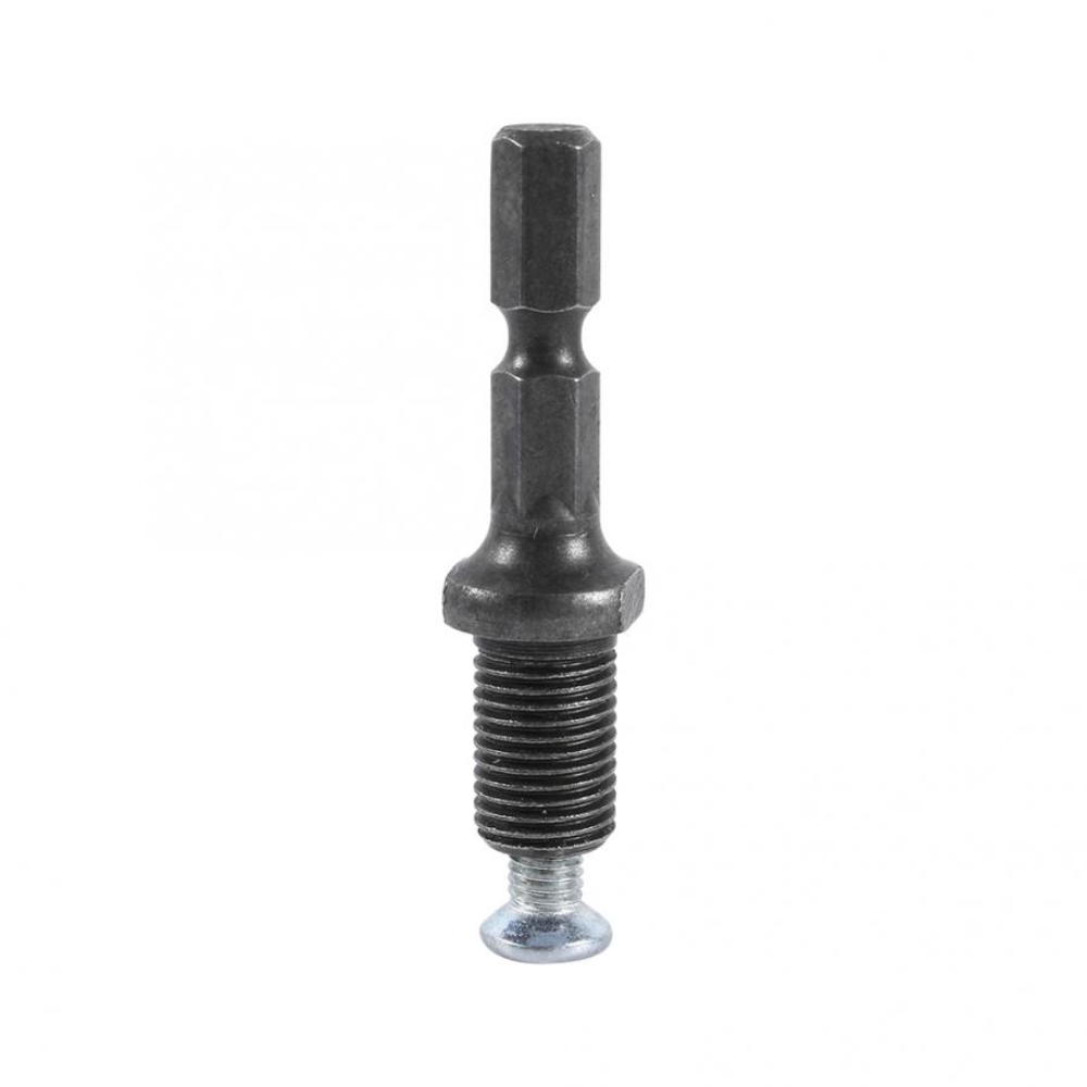 Round Shank Hexagonal Post Chuck Drill Bit High Carbon Steel Male Steel Shank Adapter Thread, With Screws, For Electric Hammer Adapter