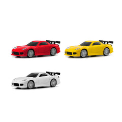 1/76 2.4G Mini RC Car Sports Vehicles LED Lights Full Proportional Toys On-Road Models