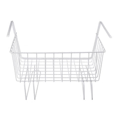 Metal Cabinet Hanging Baskets Under Shelf Storage Rack Mount Holder Organizer