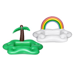 Inflatable Floating Beach Drink Can Cup Holder Swimming Pool Party Boat Toys