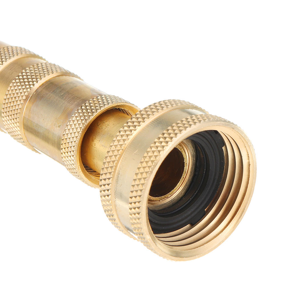 1/2'' NPTAdjustable Copper Straight Nozzle Connector Garden Water Hose Repair Quick Connect Irrigation Pipe Fittings Car Wash Adapter