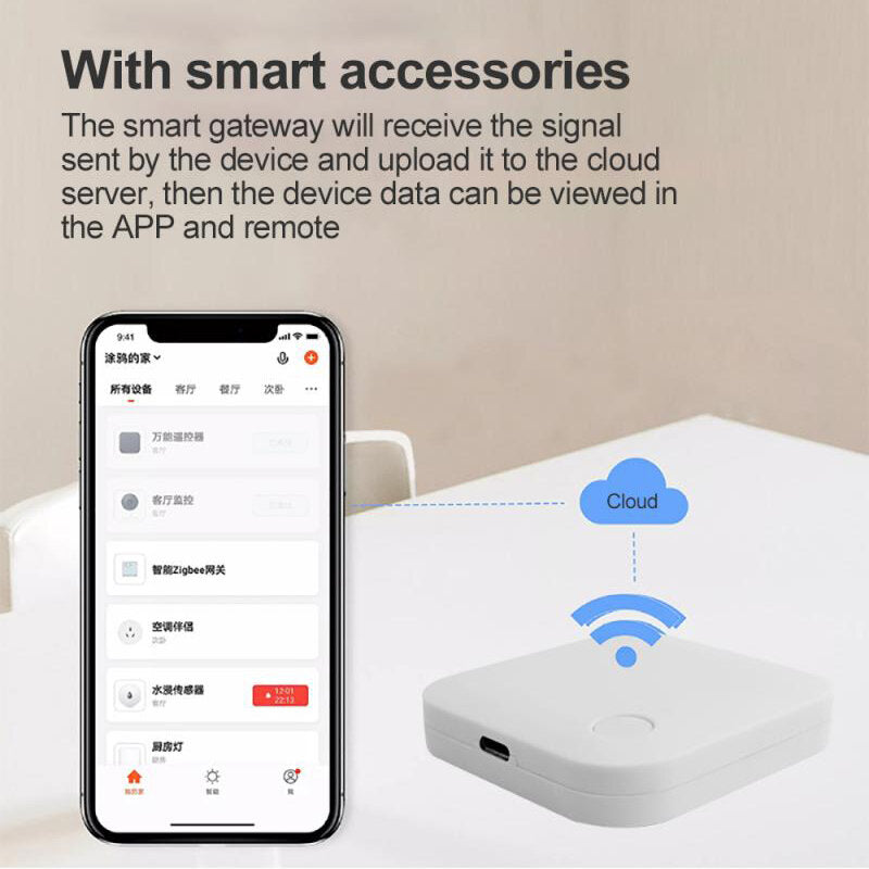 Wifi Gateway Smart Gateway HUB Work with Amazon Google Home Alexa Assistant