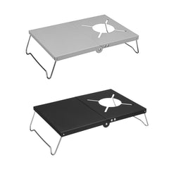 Camping Folding Stove Table Portable BBQ Grill Folding Picnic Desk BBQ Stove Stand Bracket for Camping Picnic Accessories