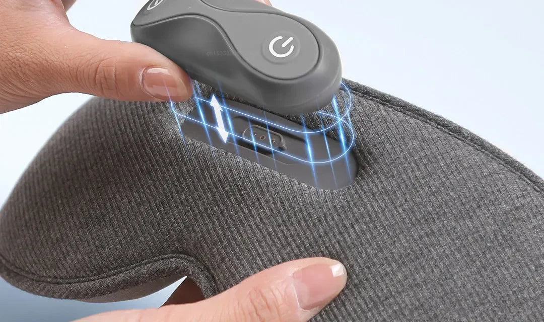 Graphene Heated Eye Mask for Sleeping, Full Shading, Light Blocking, Relaxing Sleep Aid