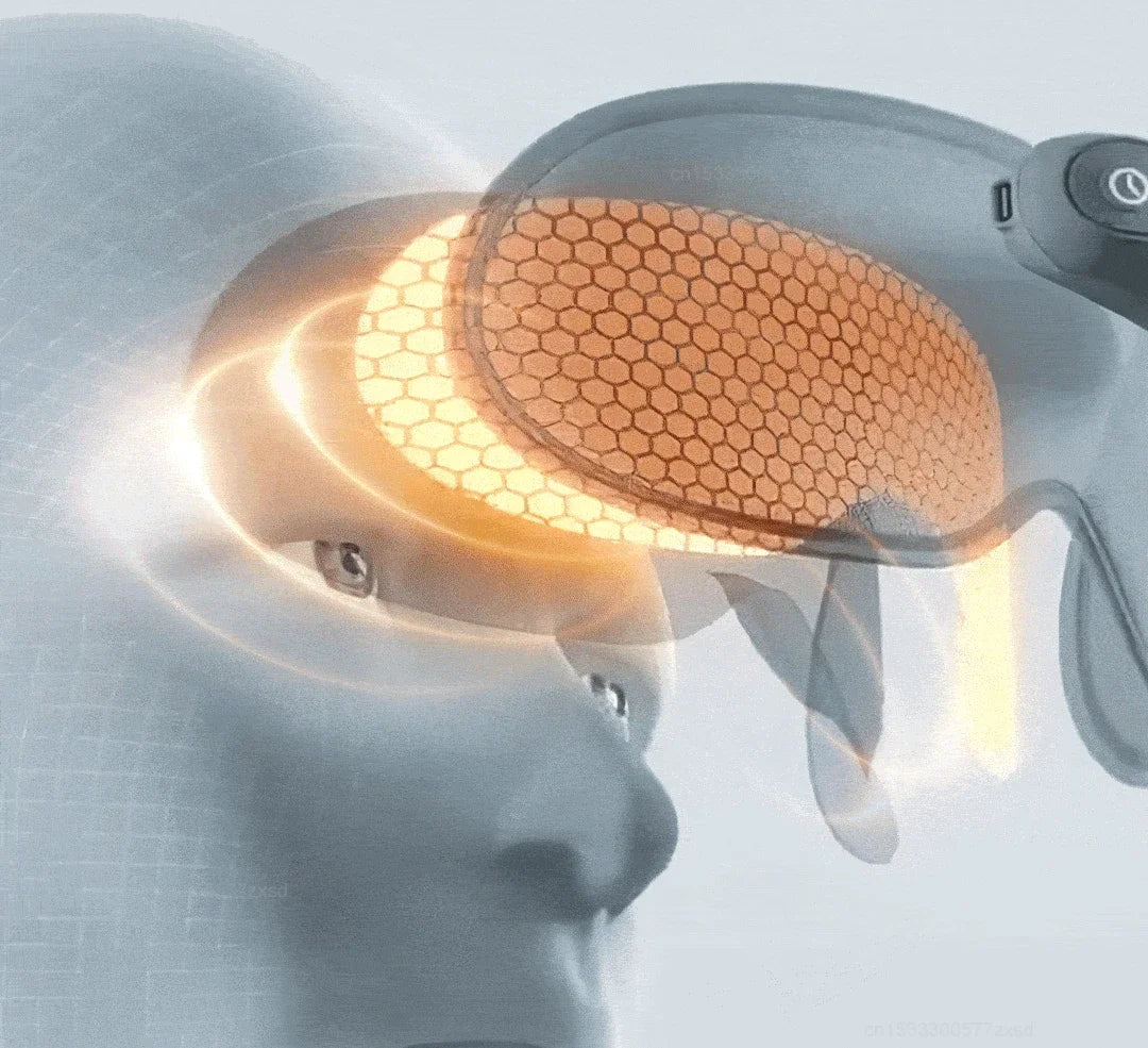 Graphene Heated Eye Mask for Sleeping, Full Shading, Light Blocking, Relaxing Sleep Aid