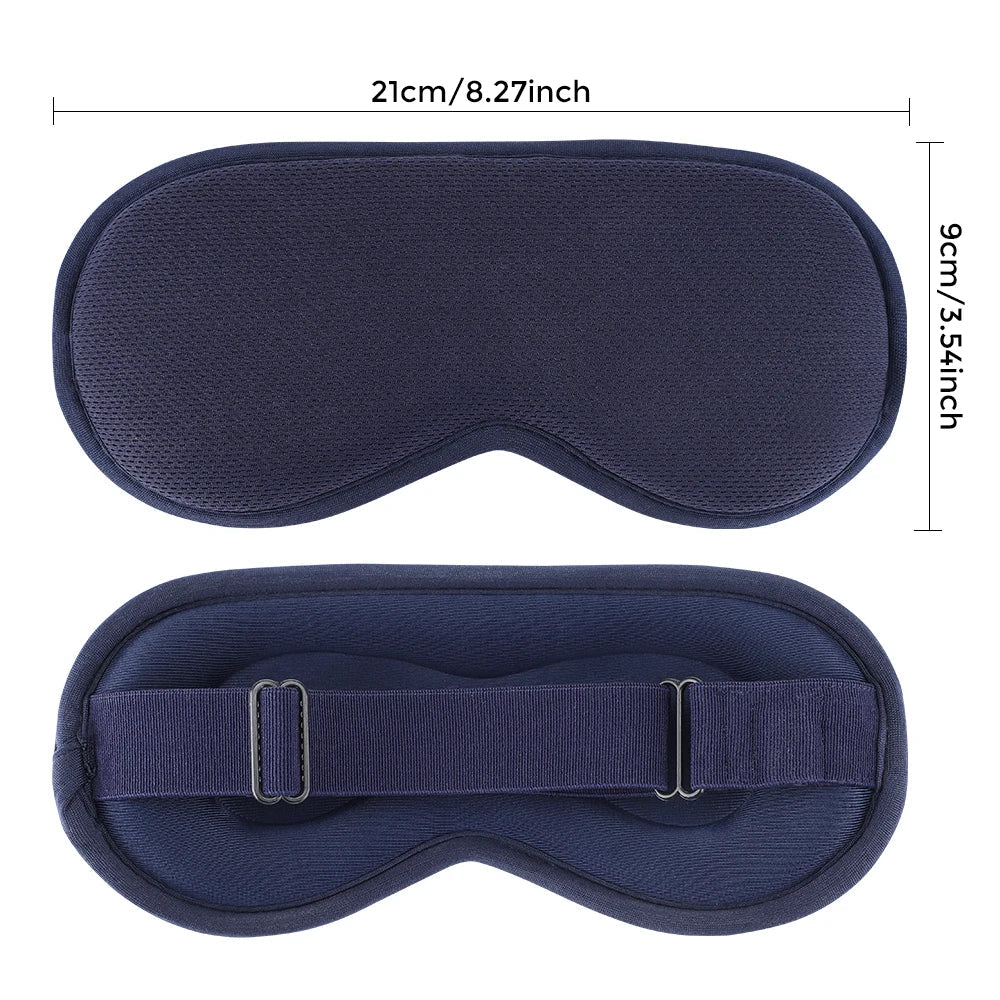 Heated Electric Eye Massager Mask - Wireless, Relieves Strain, Dark Circles, Dry Eyes, Fatigue