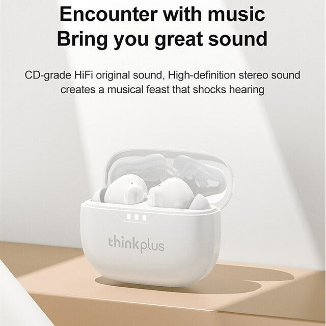 TWS Earphones Wireless Bluetooth 5.2 Earbuds HIFI Sound Noise Reduction HD Call Low Latency Headphones