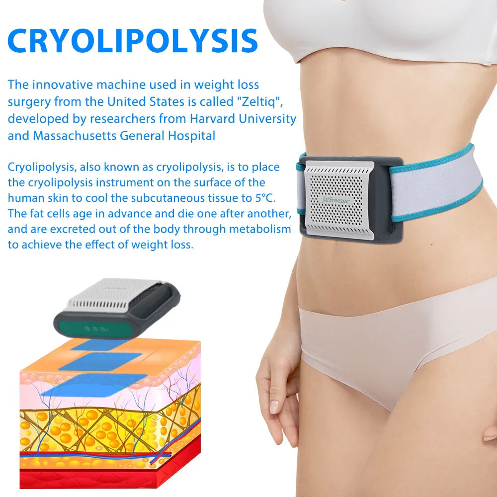 Mini Cryotherapy Device for Fat Loss, Anti-Cellulite, Body Slimming, Cold Compress