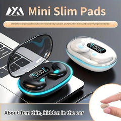 Digital Display TWS Bluetooth Earphones Invisible Mini Sleep Wireless Bluetooth Earphones For Side Sleeping Dedicated Noise Cancelling Earphones