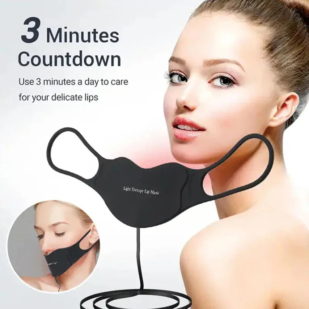 Photon Infrared Red Light Therapy Lip Mask, 4 Modes, LED Skincare Device to Reduce Lip Lines and Brighten Lips