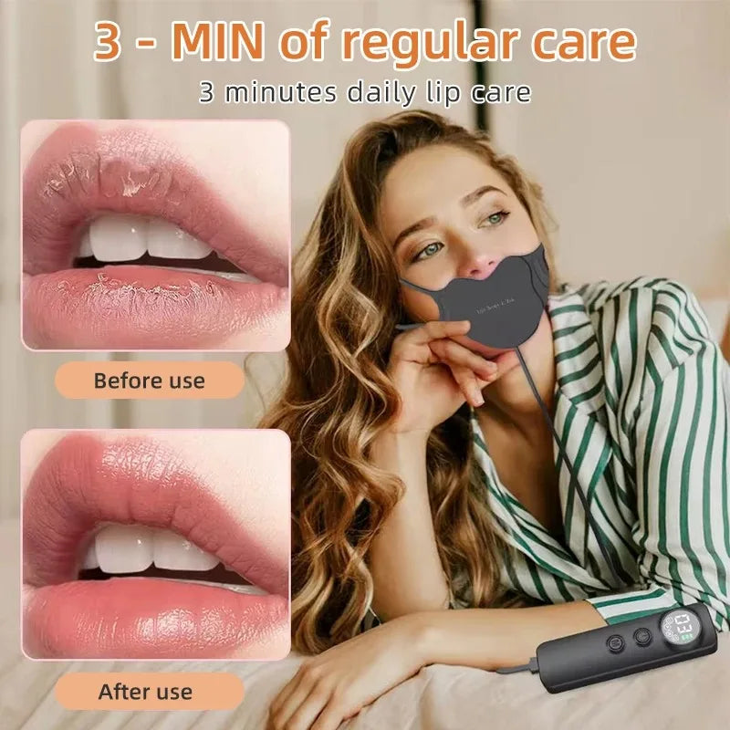Photon Infrared Red Light Therapy Lip Mask, 4 Modes, LED Skincare Device to Reduce Lip Lines and Brighten Lips