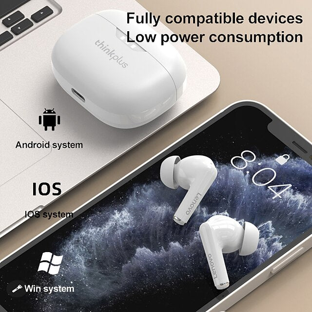 TWS Earphones Wireless Bluetooth 5.2 Earbuds HIFI Sound Noise Reduction HD Call Low Latency Headphones
