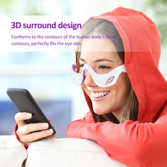 Rechargeable Electric Eye Massager for Wrinkle & Aging Care, Fatigue Relief Tool