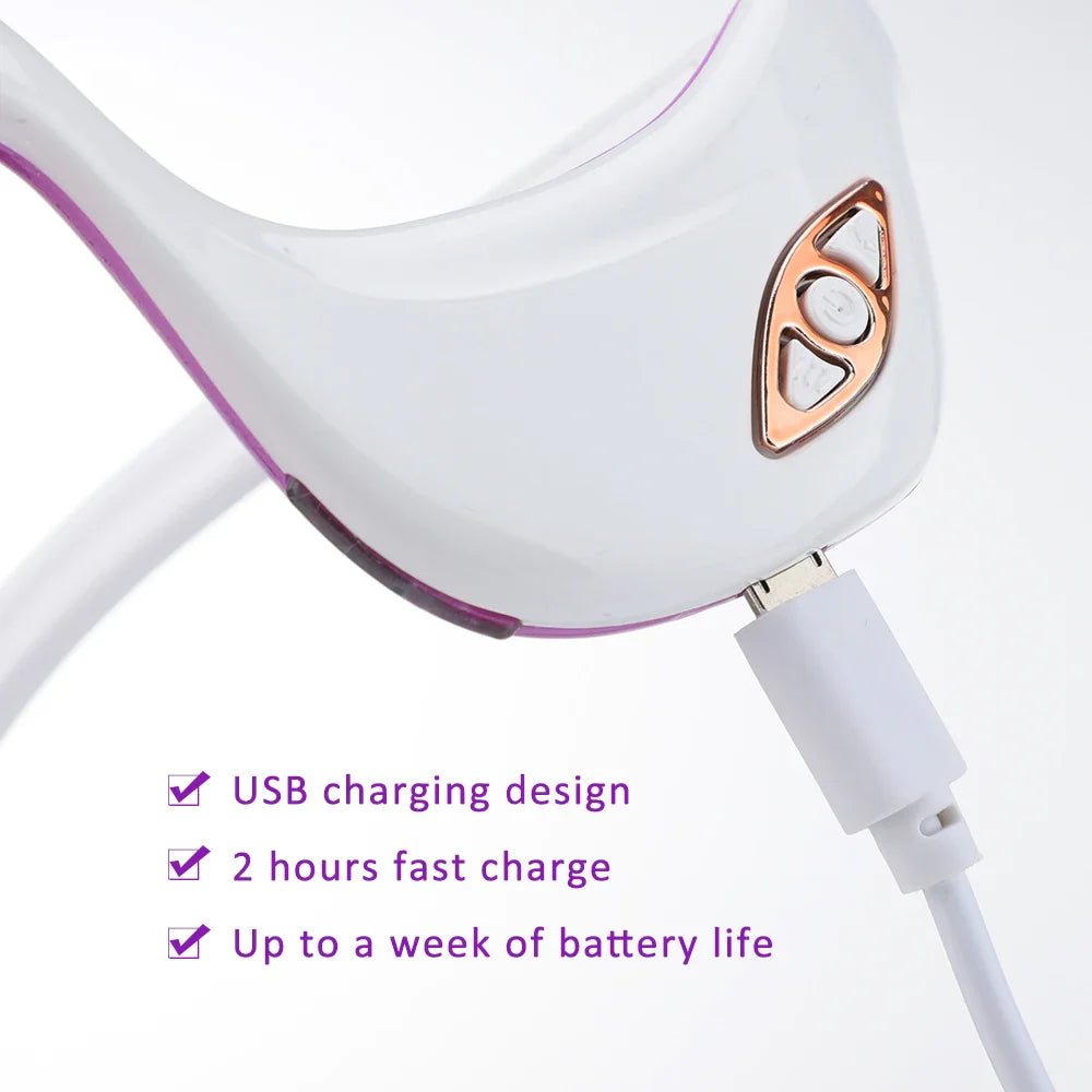 Rechargeable Electric Eye Massager for Wrinkle & Aging Care, Fatigue Relief Tool