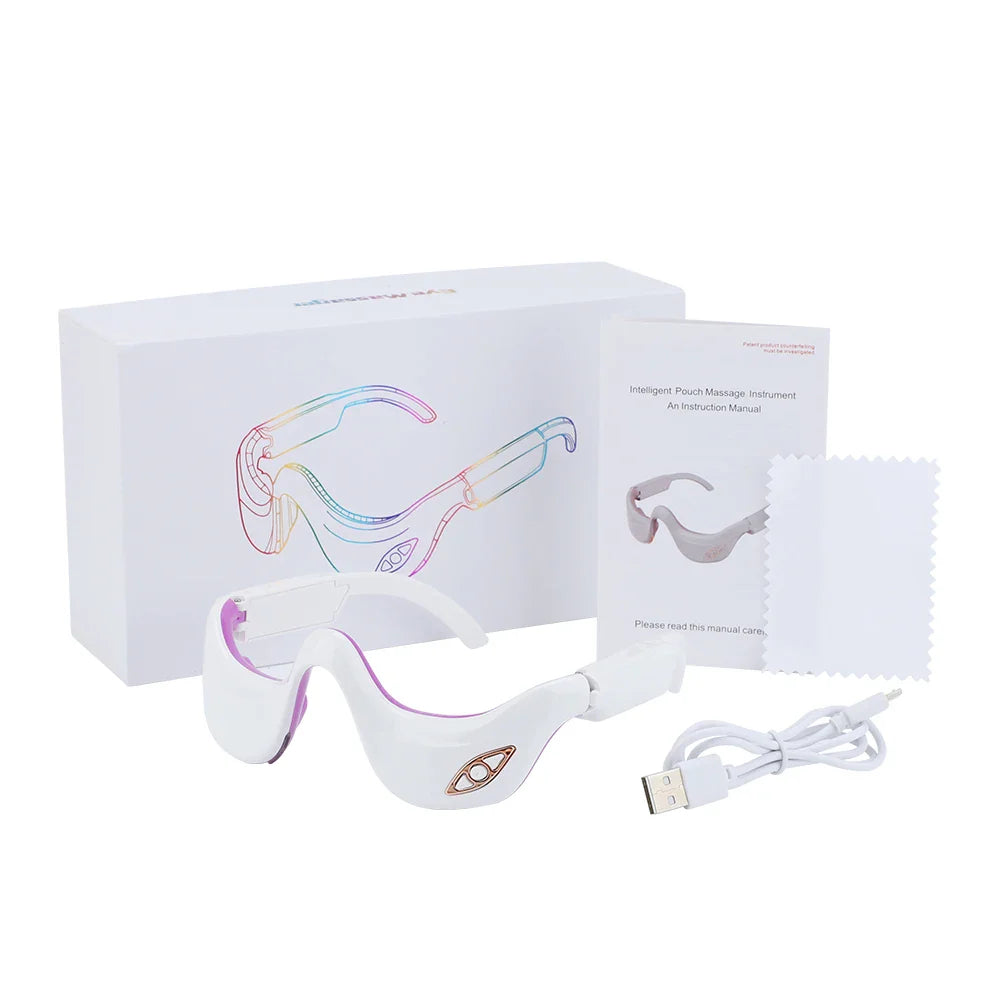 Rechargeable Electric Eye Massager for Wrinkle & Aging Care, Fatigue Relief Tool