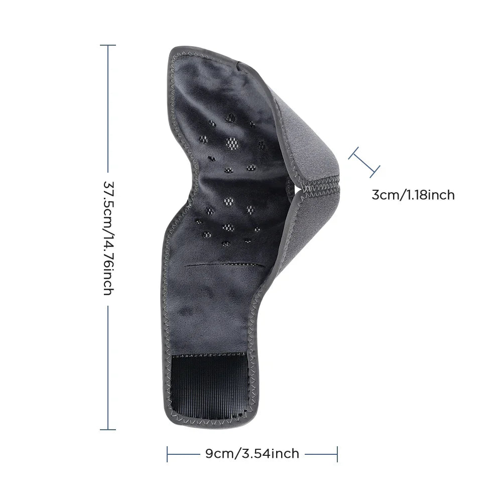 Rechargeable Electric Heating Wrist Guard with 5-Level Hot Compress, Massage Brace for Ankle, Hand, and Foot